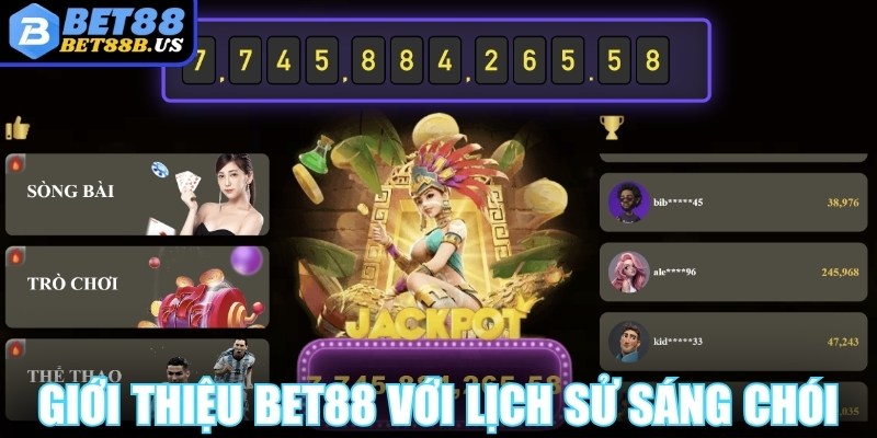 Giới thiệu Bet88 Giới thiệu Bet88 với lịch sử sáng chói
