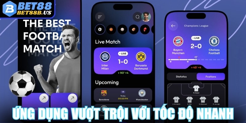 Tải APP Bet88 Ứng dụng vượt trội với tốc độ nhanh chóng, mượt mà